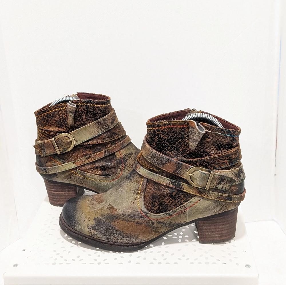 L ' Artiste leather Shazzam boots